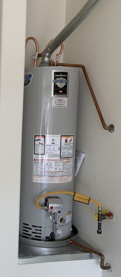 Water Heater and Laundry Tub